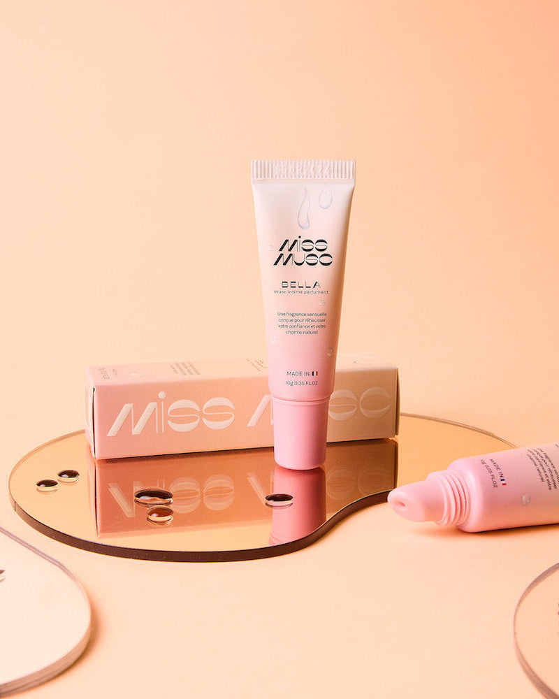 Musc Bella : un parfum intime signé Miss Musc, conçu pour offrir une sensation de bien-être et de fraîcheur tout au long de la journée