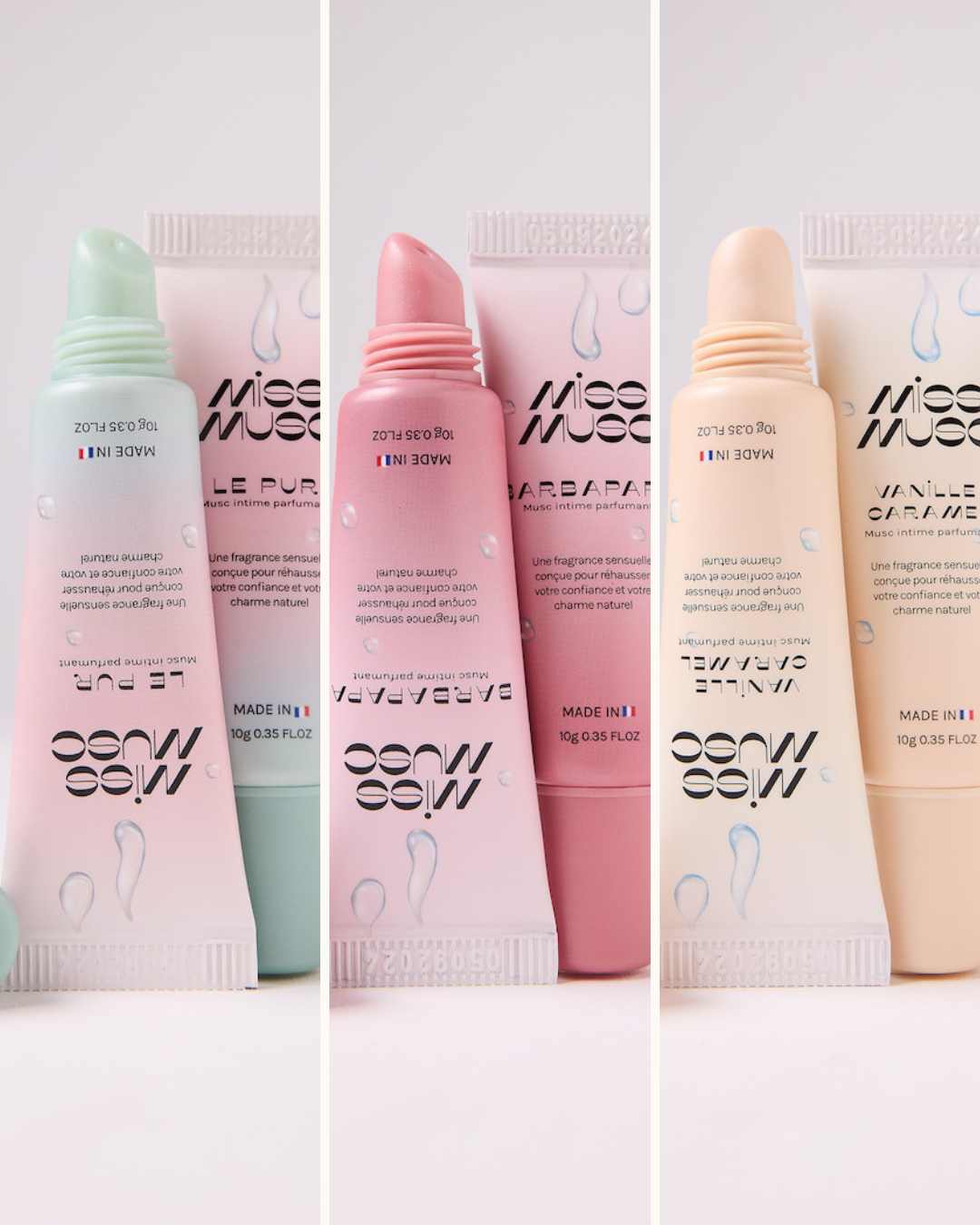 Le Trio Incontournable – Musc Parfumant Intime, parfums sucrés & musqués