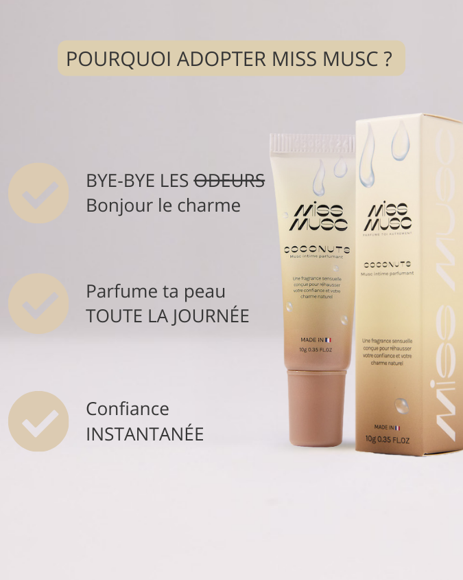 Miss Musc - Gel Parfumant  Intime & Corporel Coco & Fruits rouges