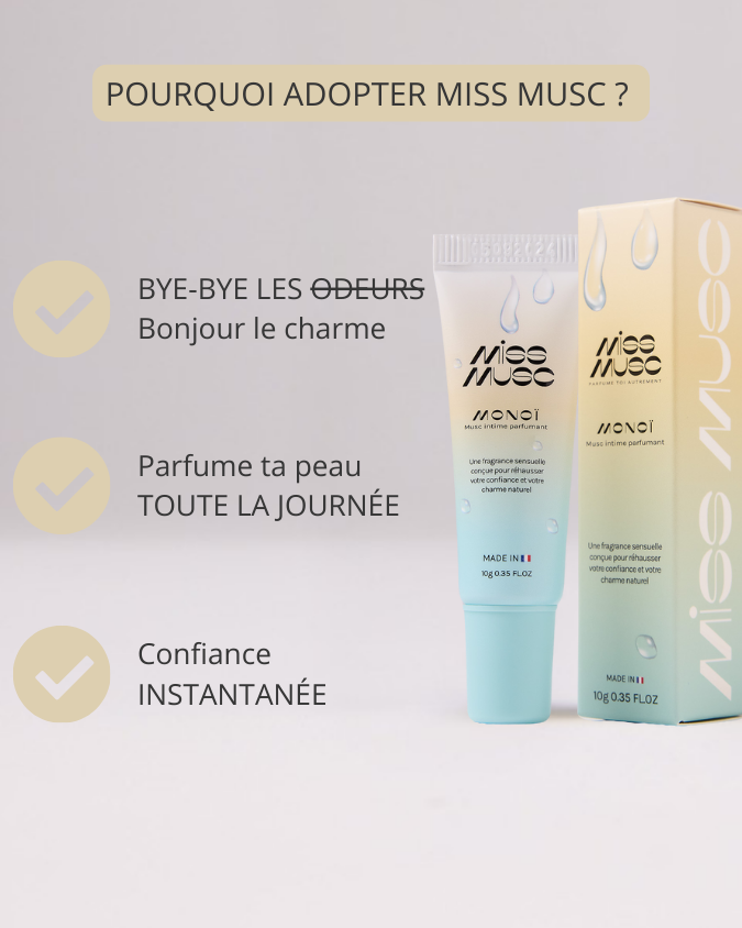 Miss Musc - Gel Parfumant  Intime & Corporel Monoï