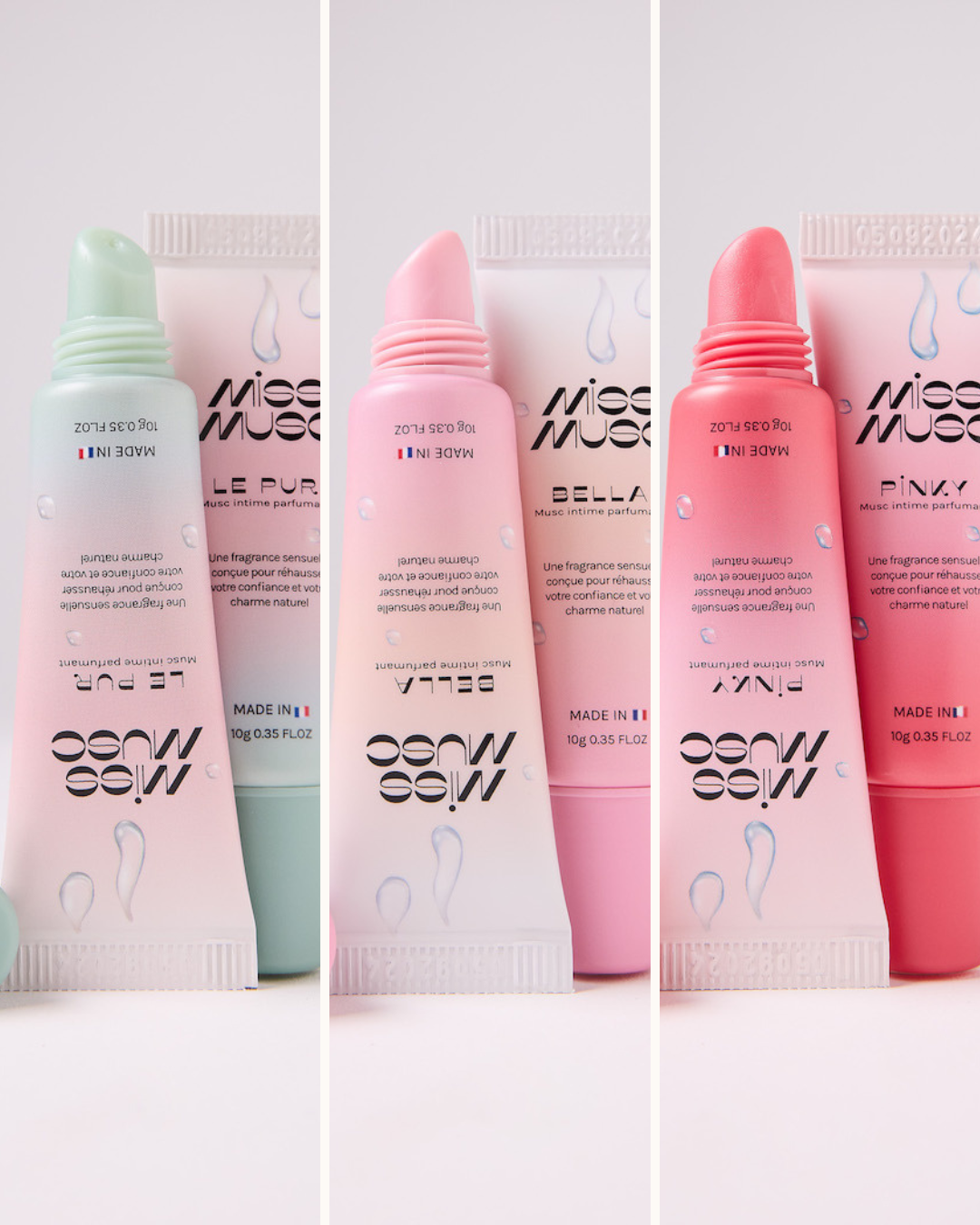 Le Trio Essentiels  -Musc Parfumant Intime, Parfums florales, musquées et délicatement fruitées